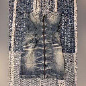 Mini Denim Dress